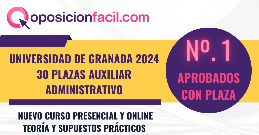 Auxiliar Administrativo UGR 2024
